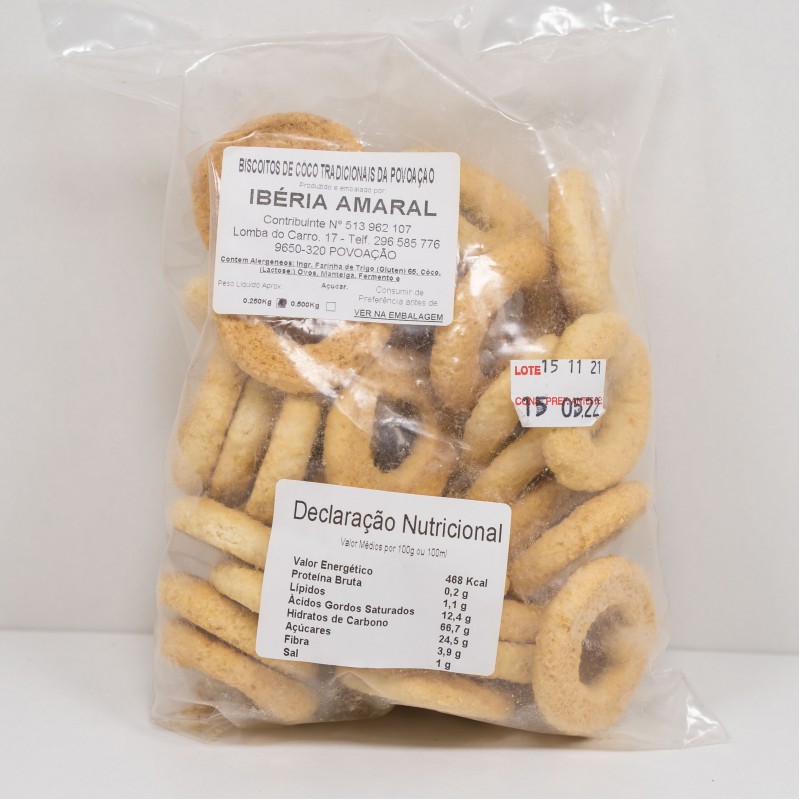 Biscoitos de Côco Tradicionais da Povoação - Ibéria Amaral