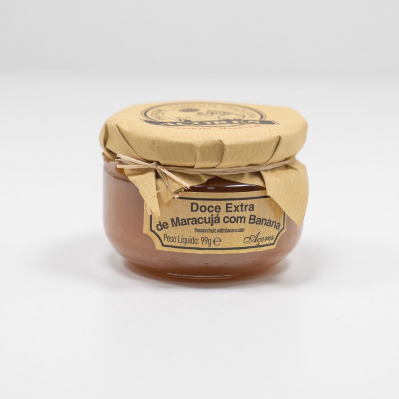 Doce Extra de Maracujá dos Açores com Banana (230g) - Frutaçor